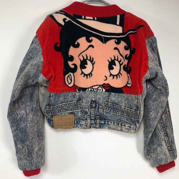 betty boop denim jacket